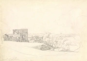 Via Appia Antica mit dem Grab der Cecilia Metella